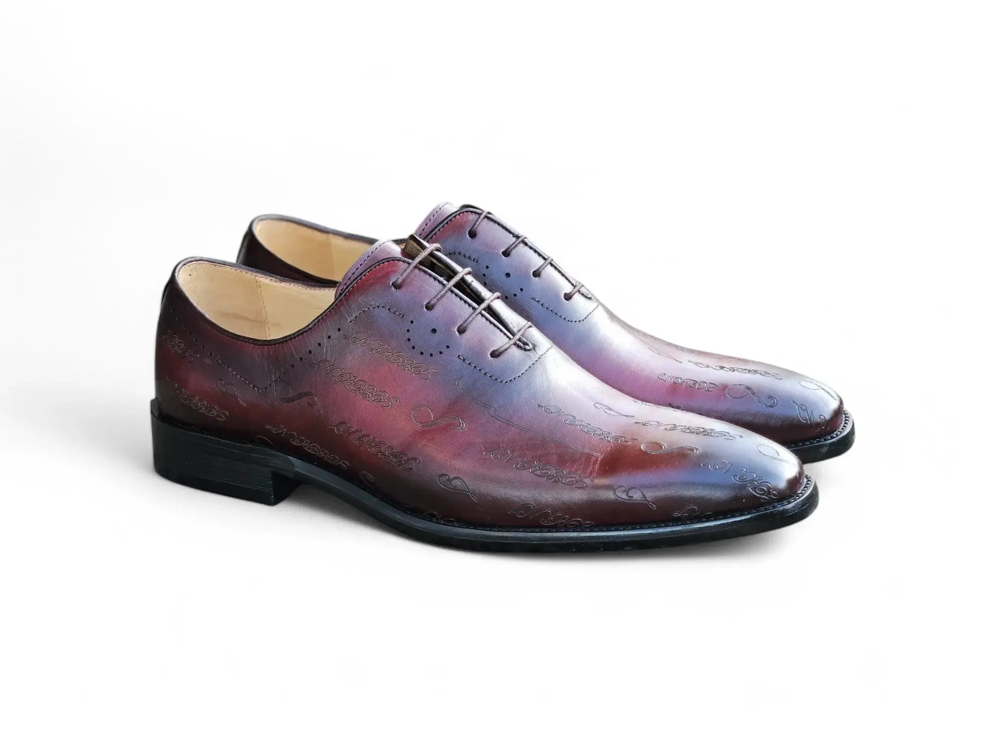 Embossed Wholecut Oxford