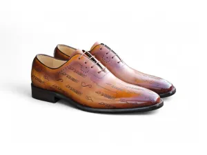Embossed Wholecut Oxford