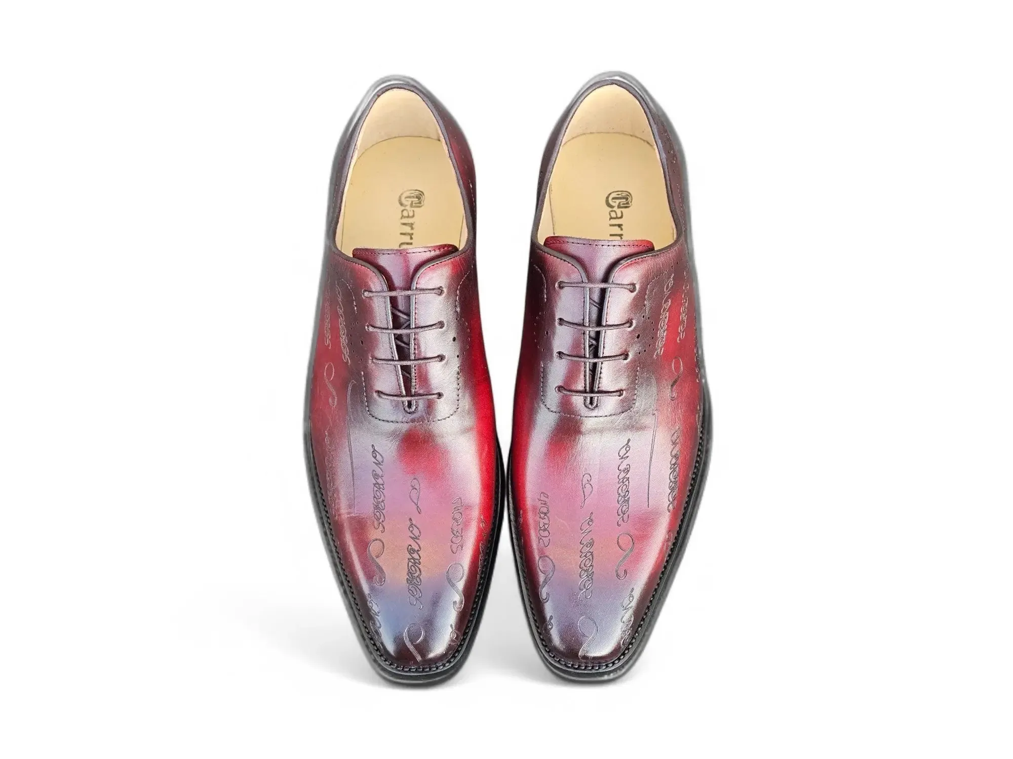 Embossed Wholecut Oxford