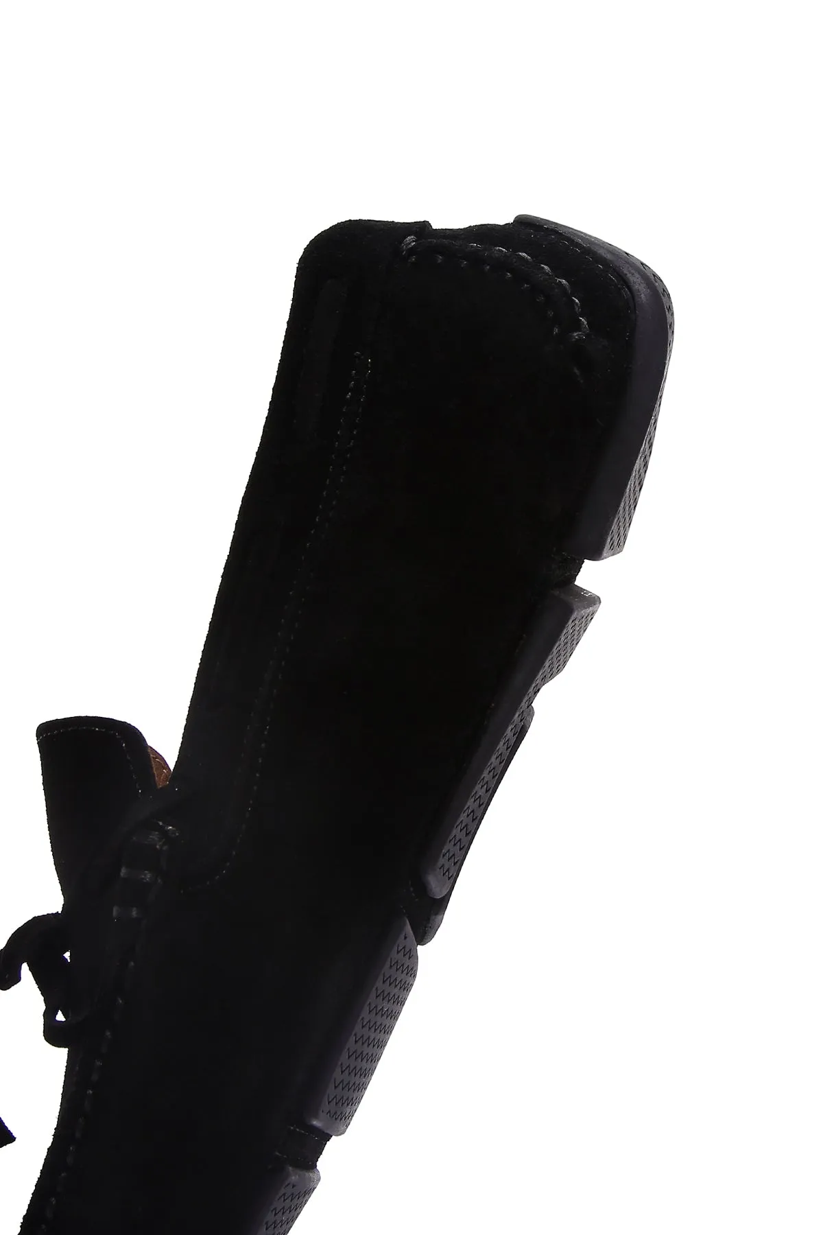 Erkek Siyah Süet Deri Loafer