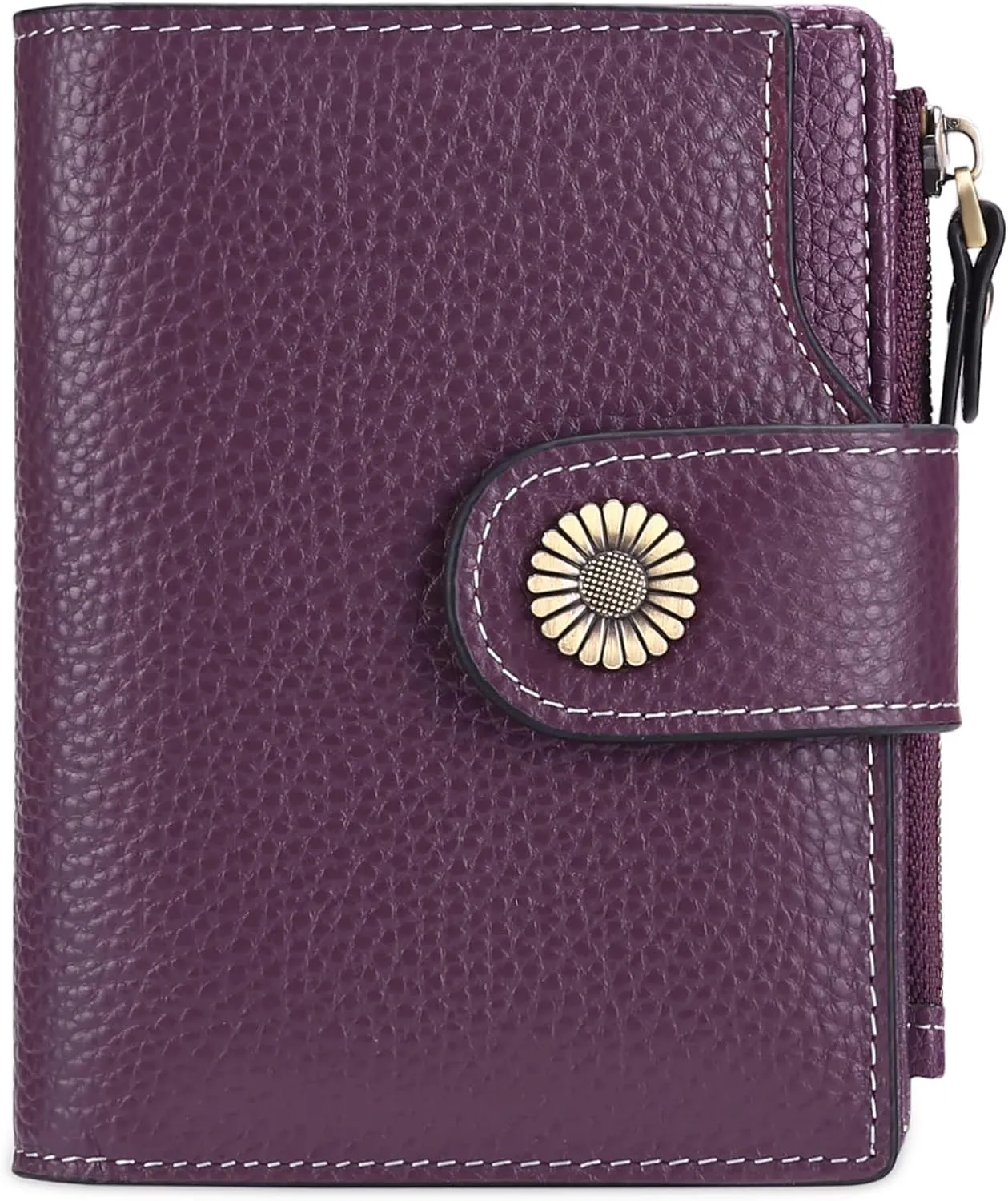 FALAN MULE Small Wallet for Women Leather Bifold Compact Small Womens Wallet with RFID Blocking