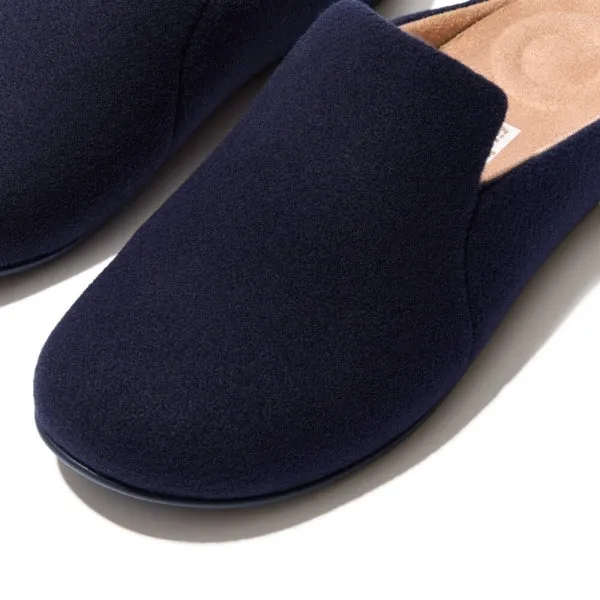 FitFlop CHRISSIE II HAUS FELT Womens Slippers Midnight Navy