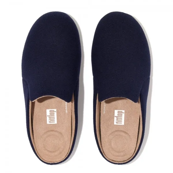 FitFlop CHRISSIE II HAUS FELT Womens Slippers Midnight Navy