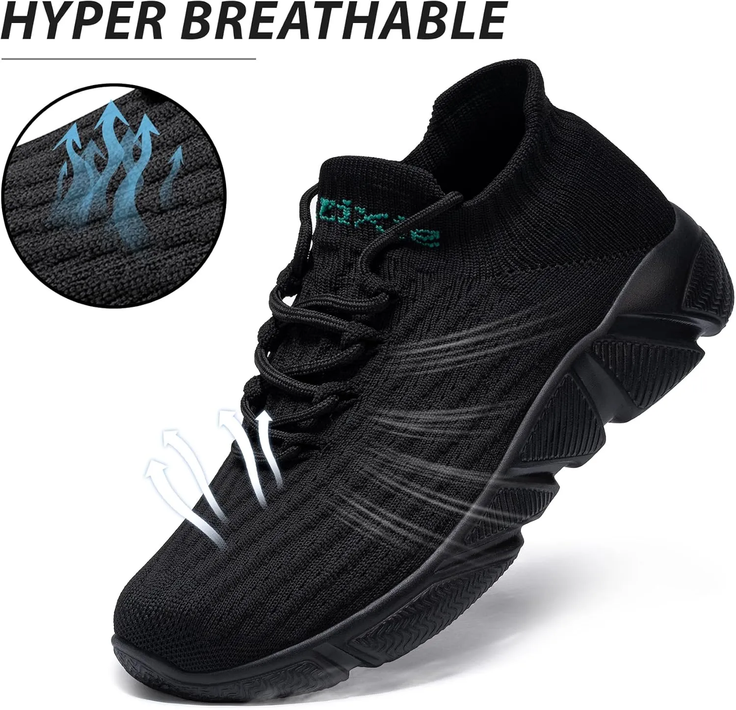 FLOWING PLUME Waterproof Shoes for Men Women Lightweight Tennis Sneaker Slip-Resistant Walking Running Shoes