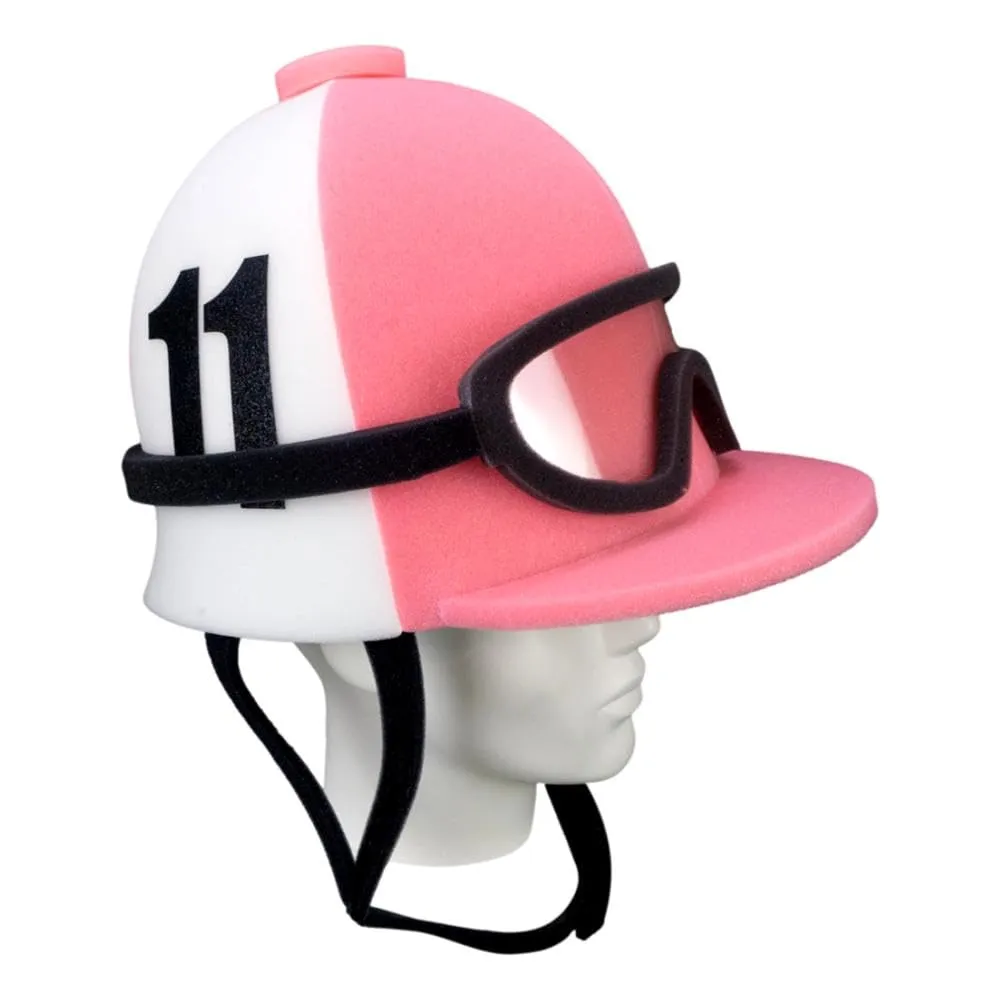 FOAM PARTY HATS: Jockey Helmet Hat - Jockey Helmet - Jockey Costume - Derby Party Hat