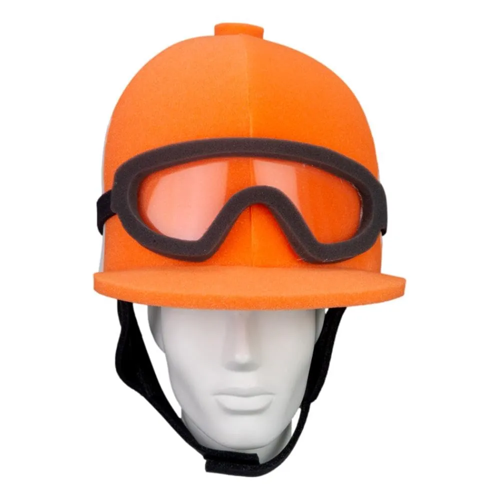 FOAM PARTY HATS: Jockey Helmet Hat - Jockey Helmet - Jockey Costume - Derby Party Hat