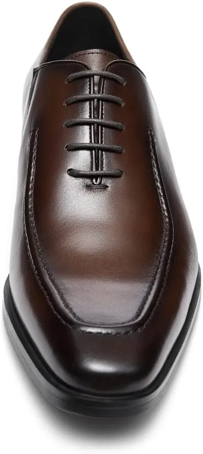 FRASOICUS Mens Oxford Shoes Mens Leather Dress Shoes Formal Dress Shoes for Men