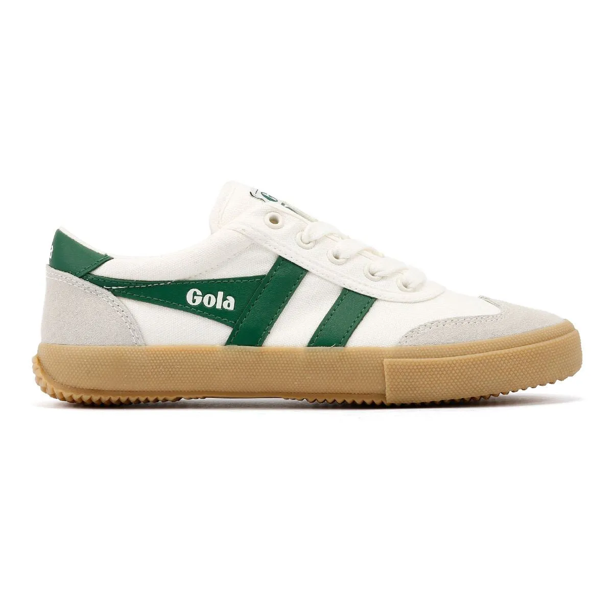 Gola Badminton Women's White/Green Trainers