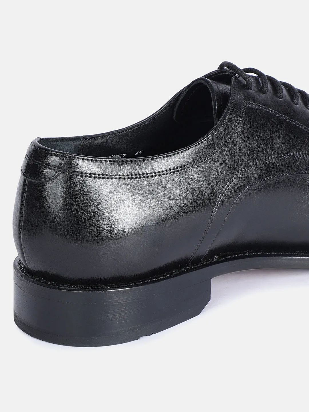 Gordon And Bros Adigo Black Men Plain Vamp Derby Lace Up Shoes