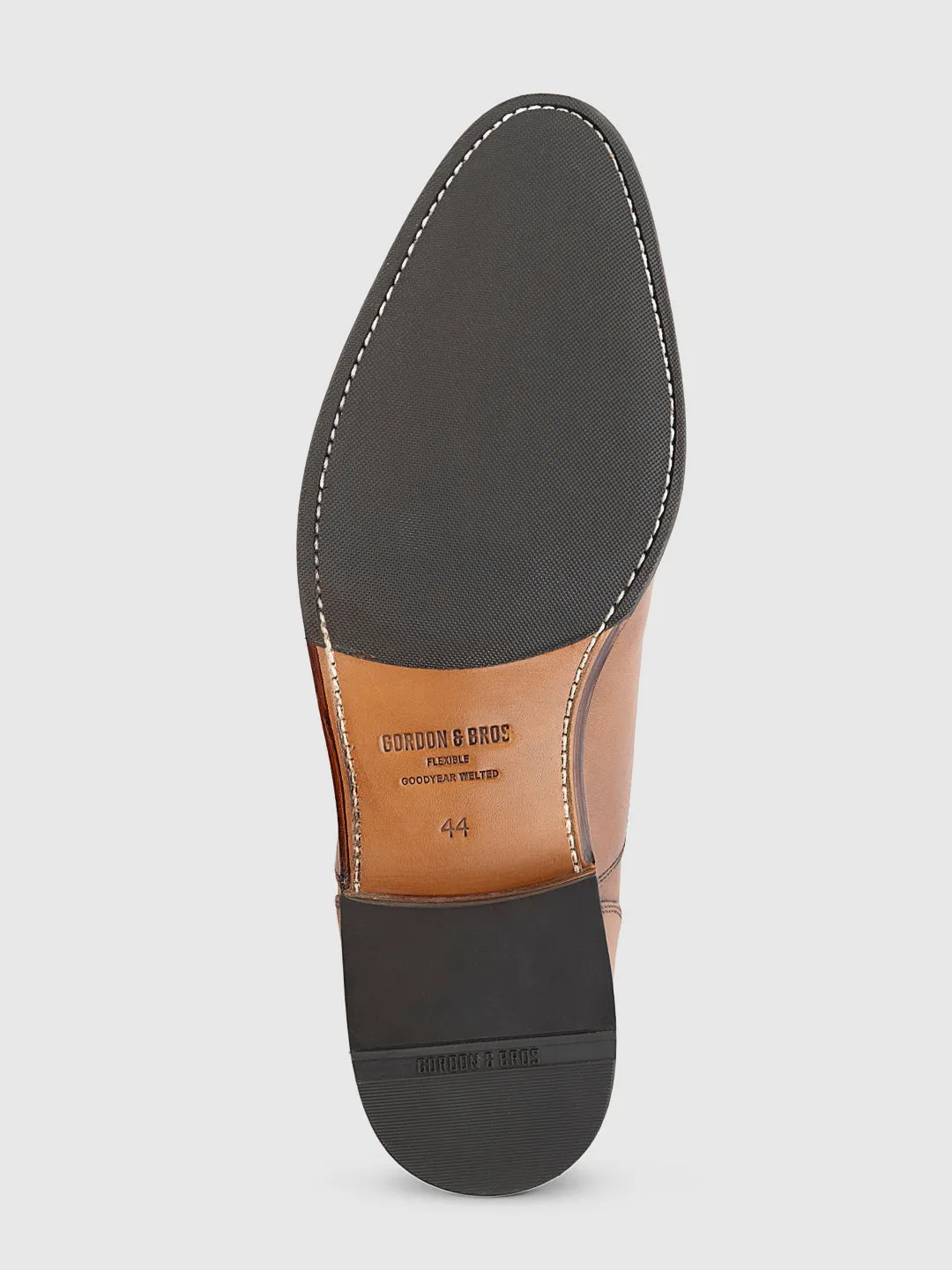 Gordon And Bros Adigo Brown Men Toe Cap Oxford Lace Up Shoes