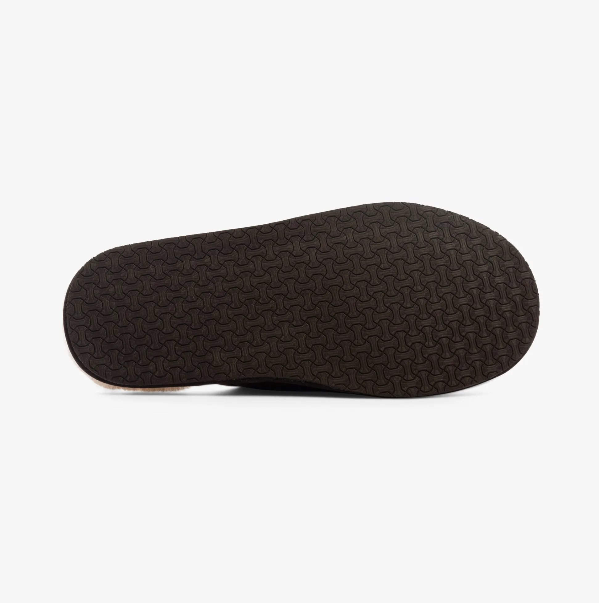 HOS Sheepskin EDWIN Mens Slippers Espresso
