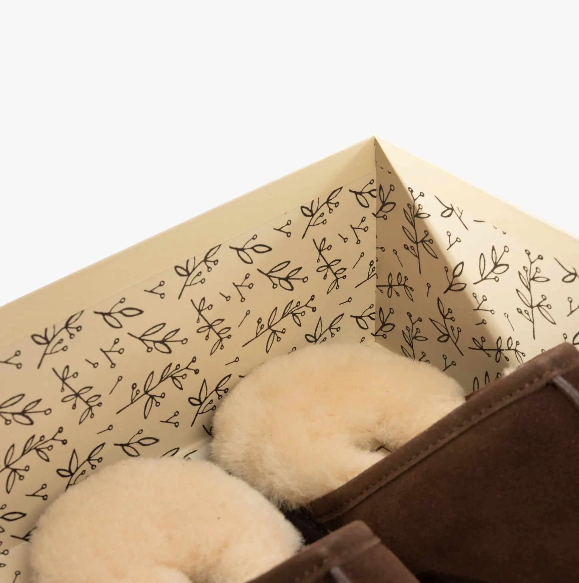 HOS Sheepskin EDWIN Mens Slippers Espresso