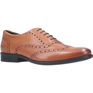 Hush Puppies Men's Oaken Brogue Shoe in Dark Brown