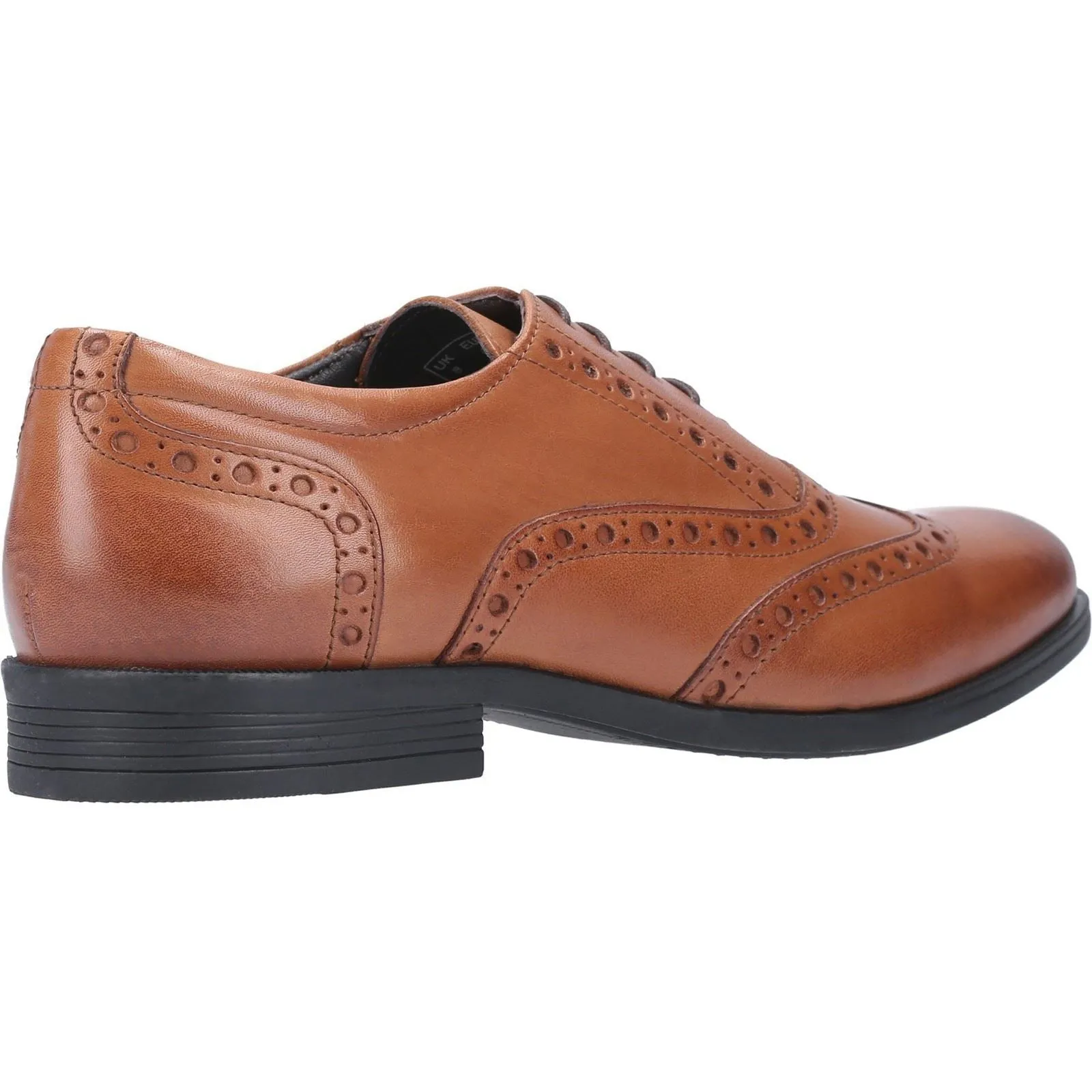 Hush Puppies Men's Oaken Brogue Shoe in Dark Brown