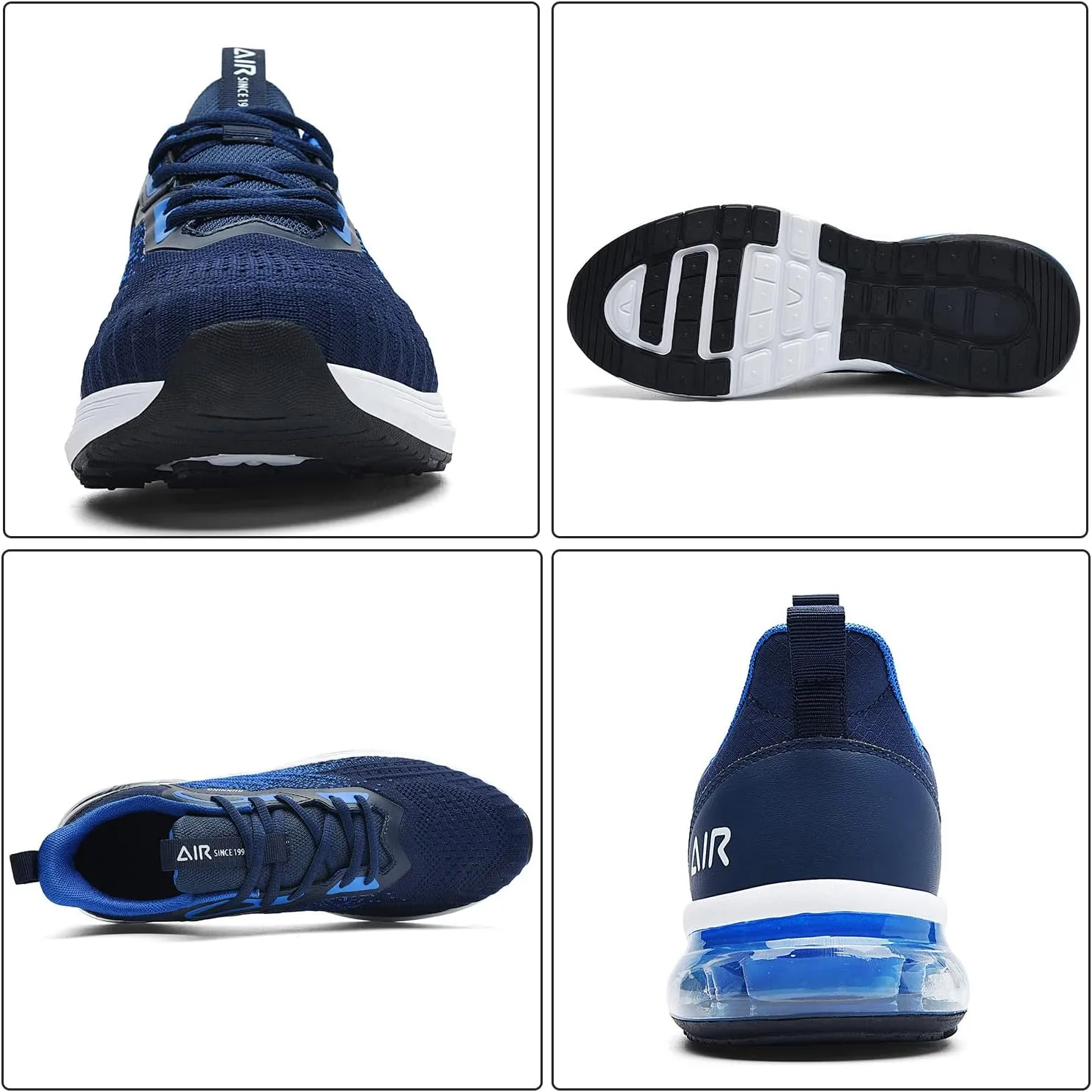 IIV Mens Air Running Shoes Casual Tennis Walking Athletic Gym Fashion Lightweight Slip On Sneakers