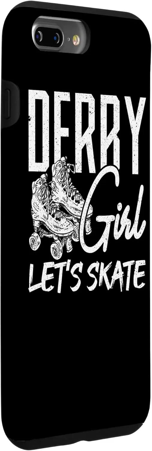 iPhone 7 Plus/8 Plus Derby Girls Let's Skate Roller Derby Skates Roller Disco Skate Case