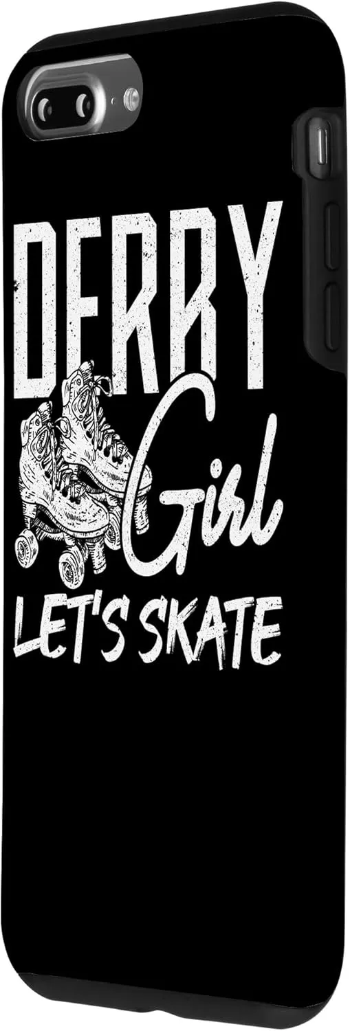 iPhone 7 Plus/8 Plus Derby Girls Let's Skate Roller Derby Skates Roller Disco Skate Case