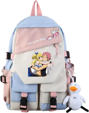 ISaikoy Anime Fairy Tail Backpack Bookbag Shoulder School Bag Daypack Laptop Bag 5