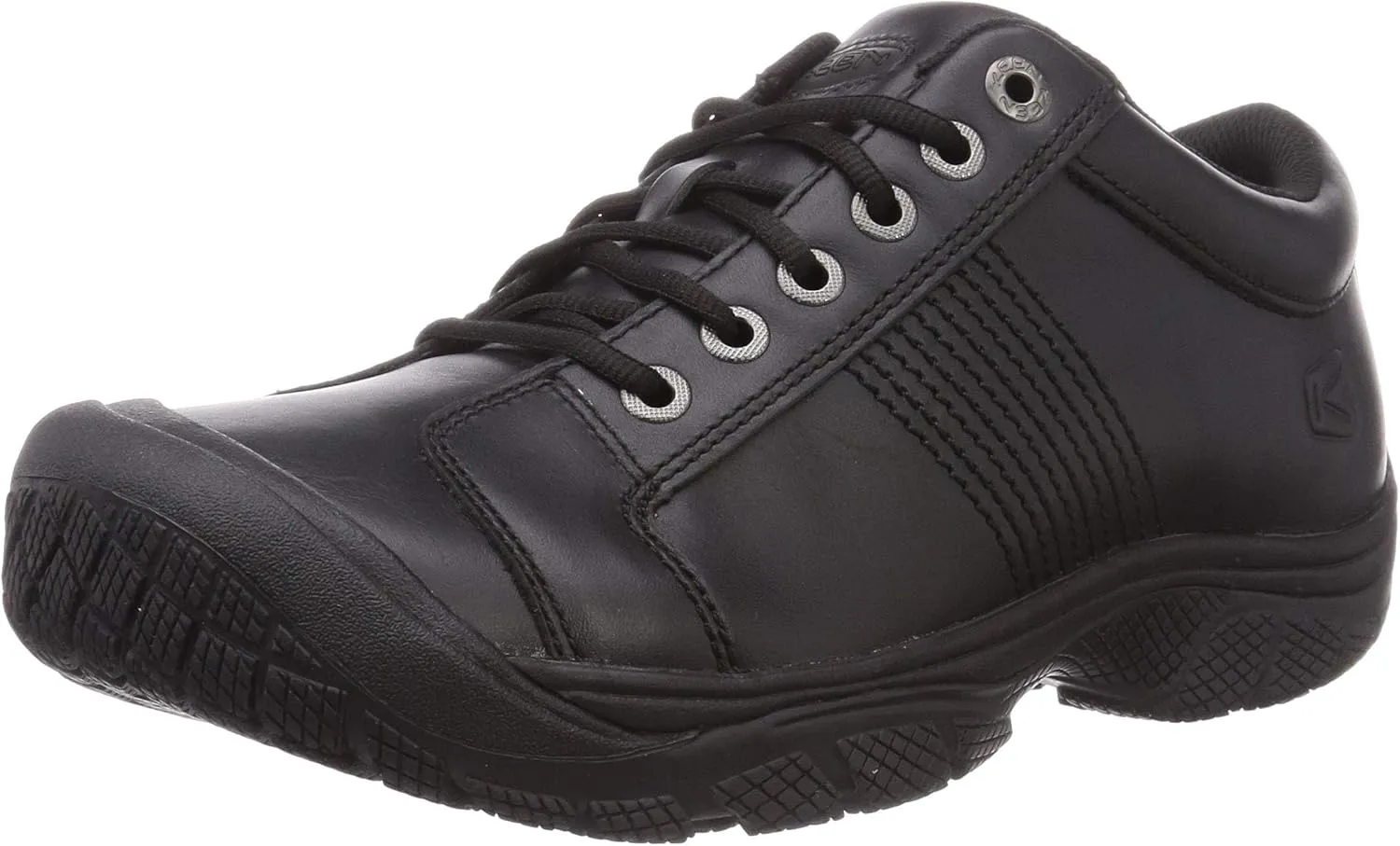 KEEN Utility Men's PTC Oxford Low Height Non Slip Kitchen Food KEEN Utility Shoe, Black, 10 US
