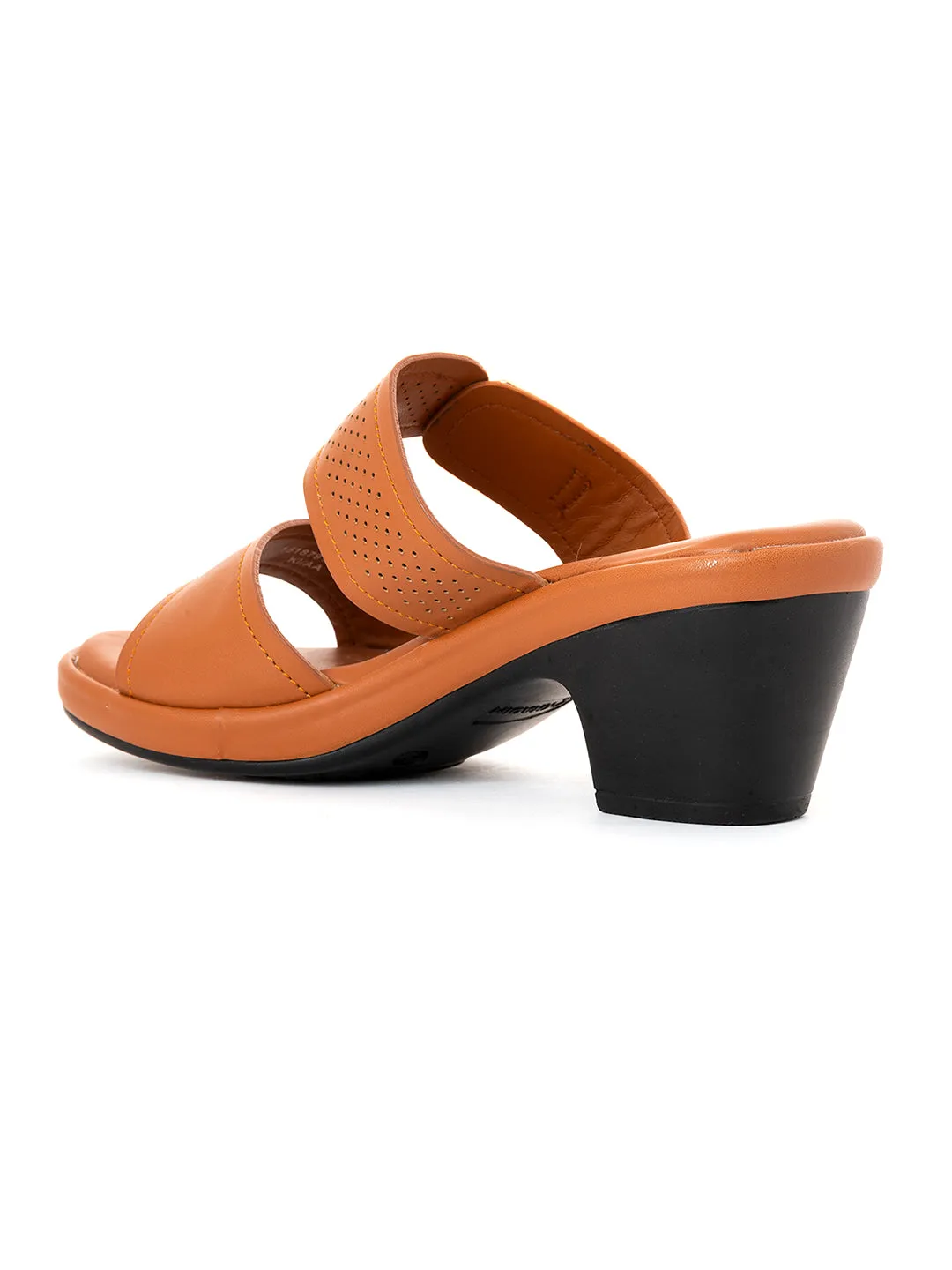 Khadim Sharon High Heel Block Mule Slip On Sandal for Women