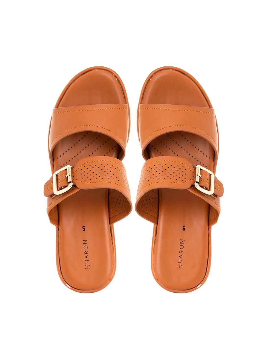 Khadim Sharon High Heel Block Mule Slip On Sandal for Women