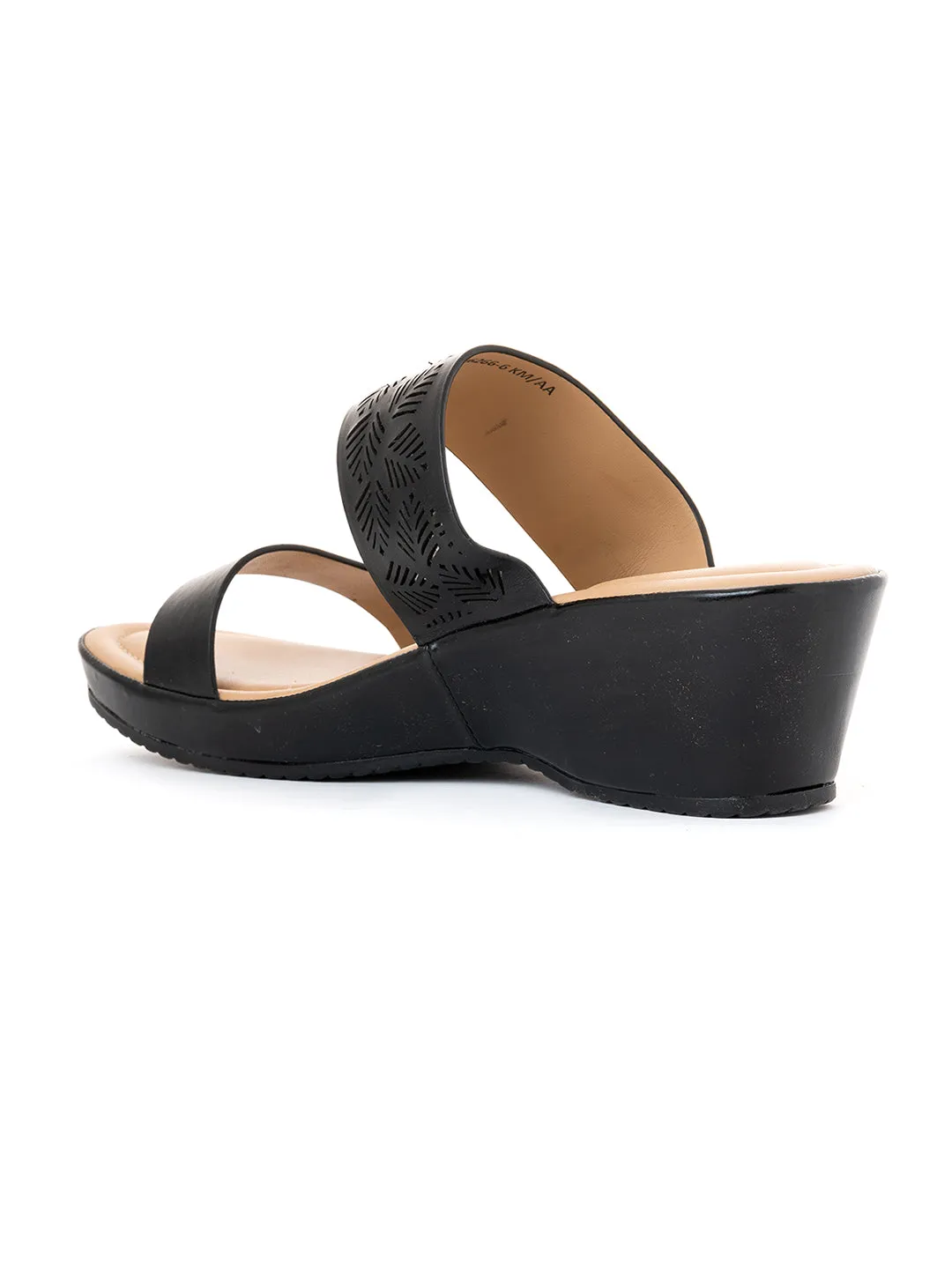 Khadim Sharon Wedge Heel Mule Slip On Sandal for Women
