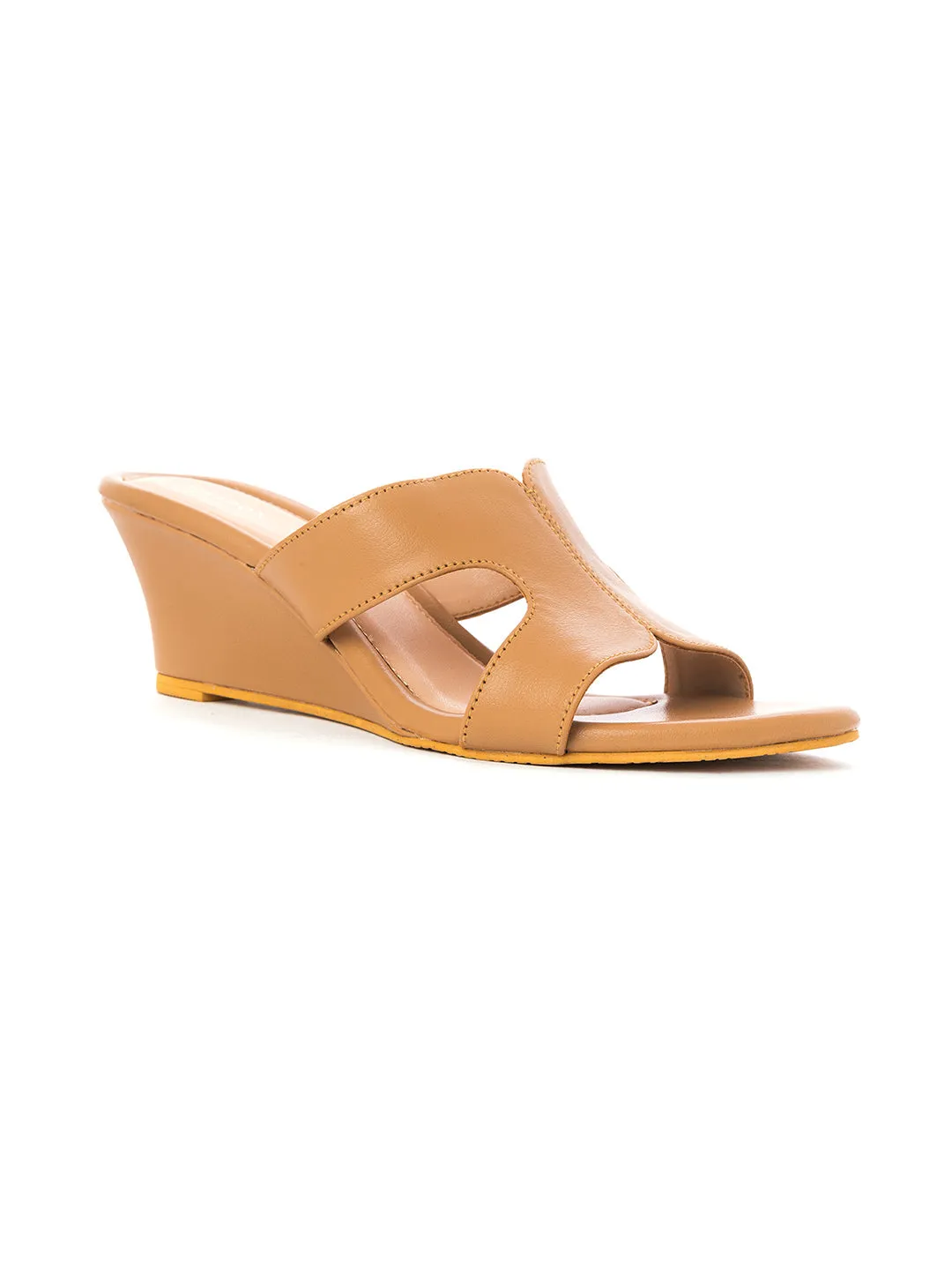 Khadim Sharon Wedge Heel Mule Slip On Sandal for Women