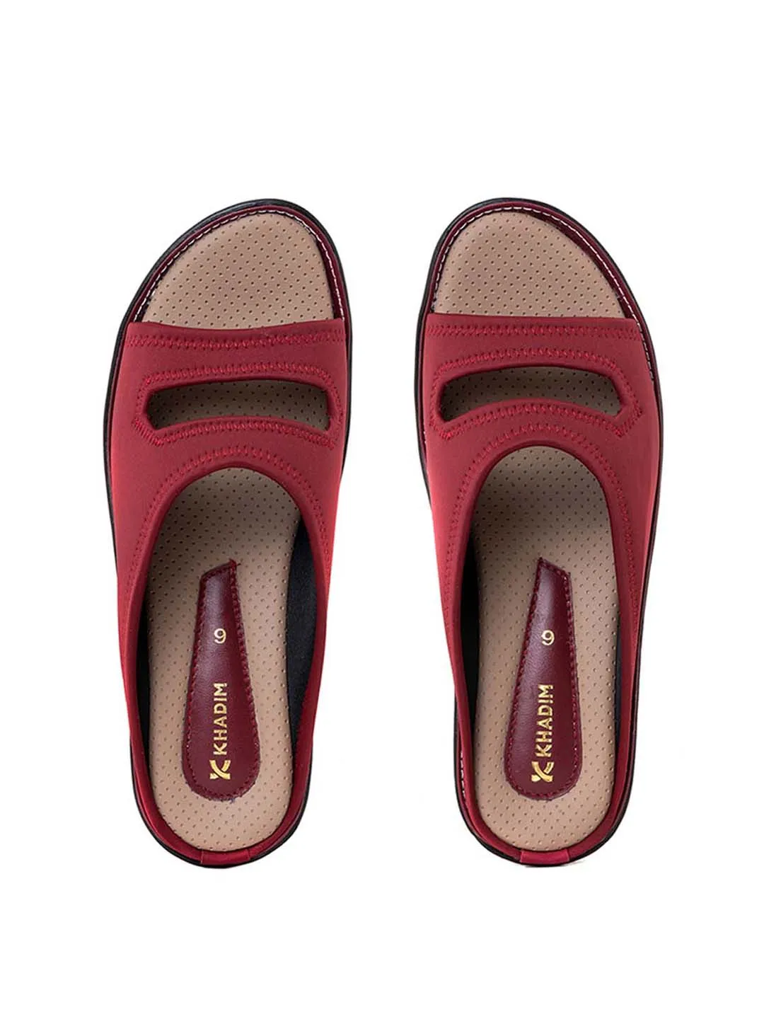 Khadim Wedge Heel Mule Slip On Sandal for Women