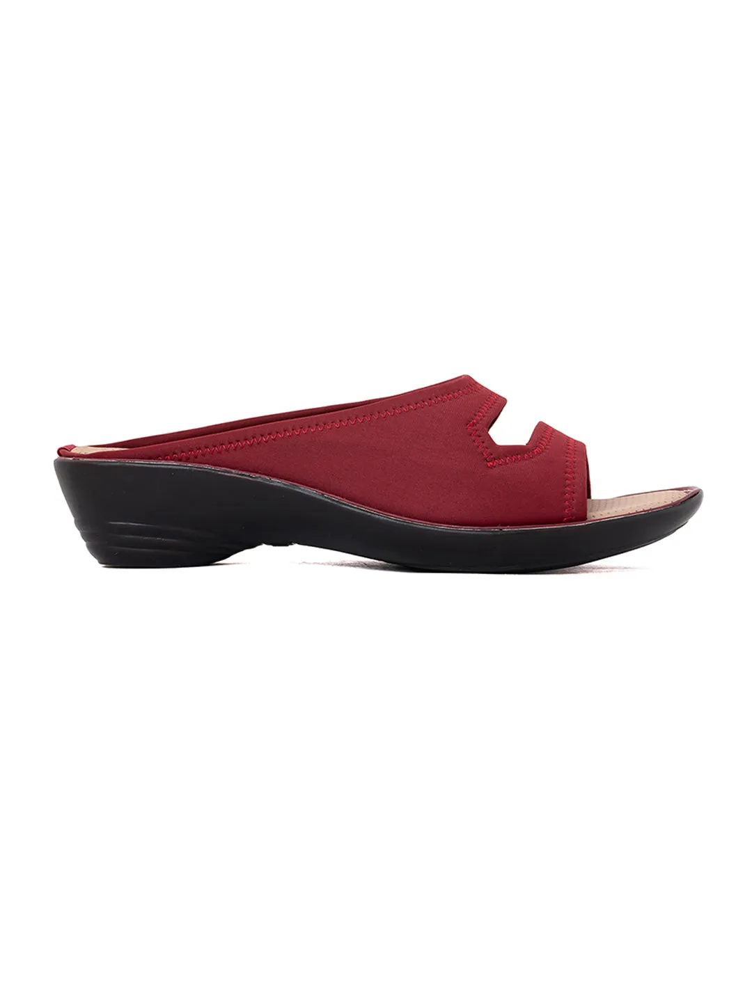 Khadim Wedge Heel Mule Slip On Sandal for Women