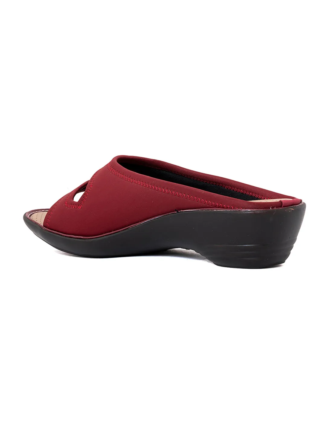 Khadim Wedge Heel Mule Slip On Sandal for Women