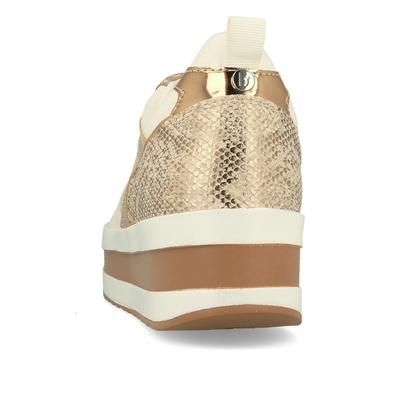 La Strada 2001098 Damen Sneaker White Rolo Pink Mesh