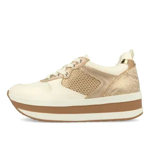 La Strada 2001098 Damen Sneaker White Rolo Pink Mesh