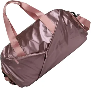 Large Capacity Travel Luggage Bag Separate Shoe Compartment Dry/wet Storage Pouch Portable Handbag for Outdoor Random Color