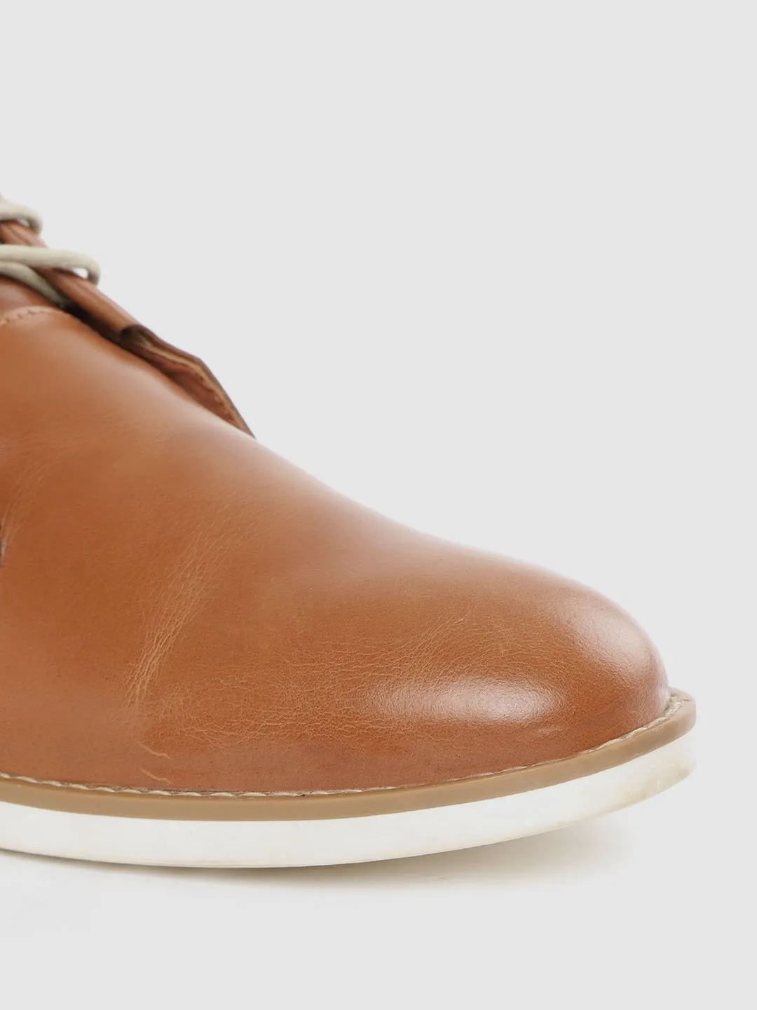 Leather High Ankle Lace Up Chelsea Boots