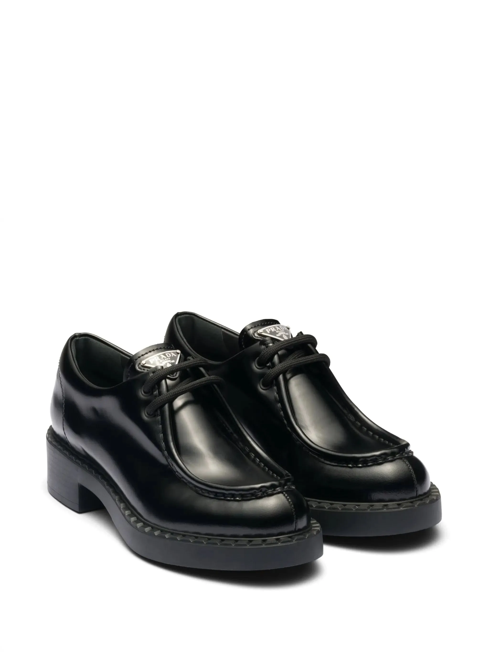 leather lace-up Value-packed shoes Percentage-based sale brushed