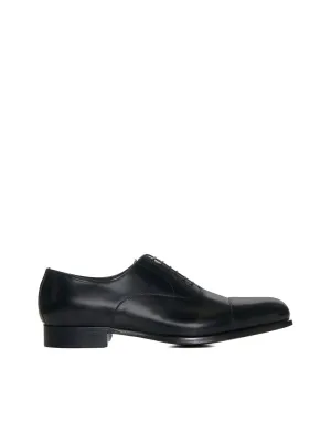 Leather oxford shoes