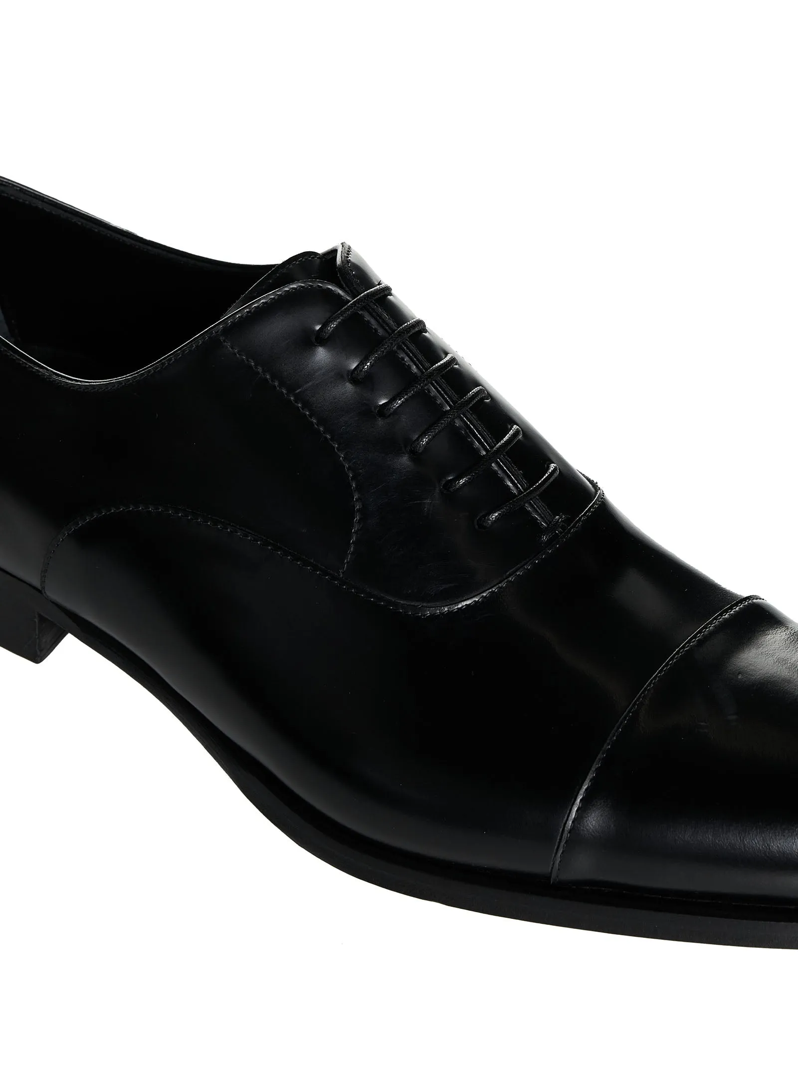 Leather oxford shoes