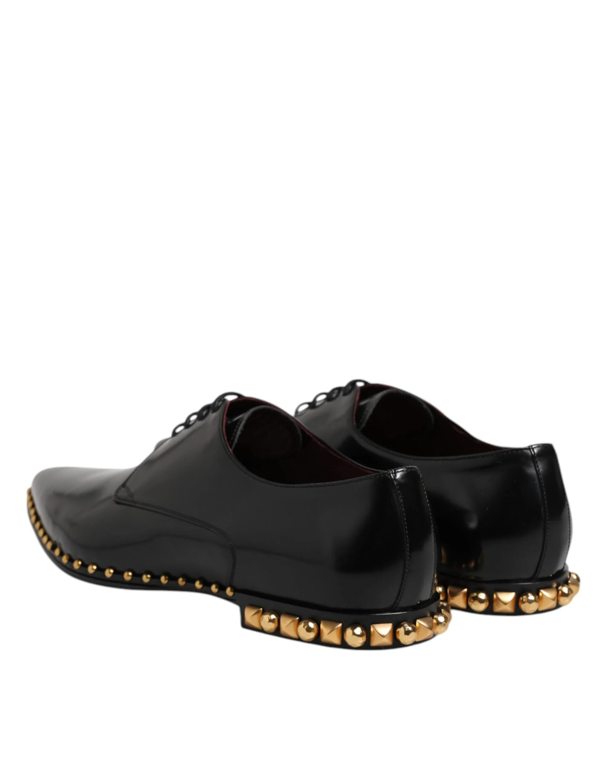 Leather Tech-savvy Men Gabbana Shoes Derby & Dress Studded Black Dolce Effective communication