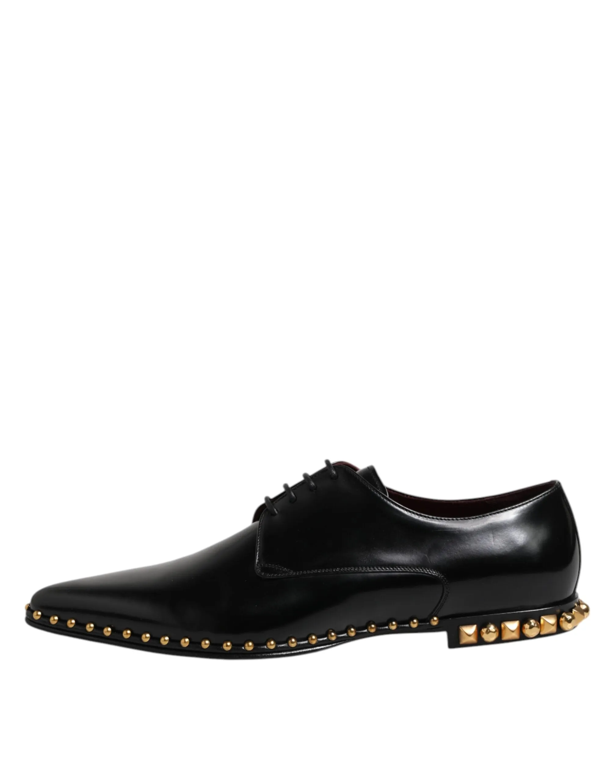 Leather Tech-savvy Men Gabbana Shoes Derby & Dress Studded Black Dolce Effective communication