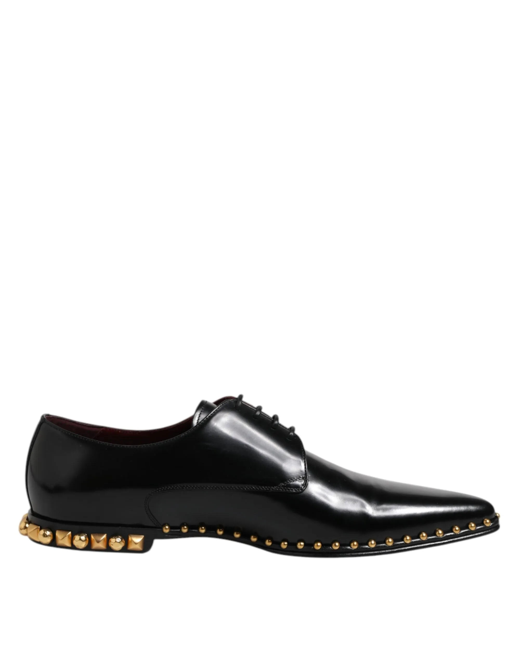 Leather Tech-savvy Men Gabbana Shoes Derby & Dress Studded Black Dolce Effective communication