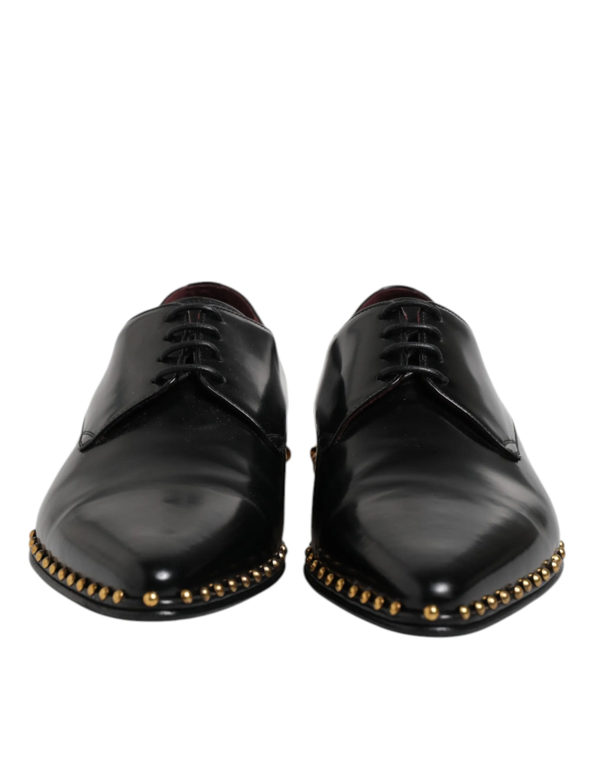 Leather Tech-savvy Men Gabbana Shoes Derby & Dress Studded Black Dolce Effective communication