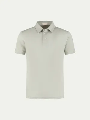 Leisure Green Linen Polo Shirt