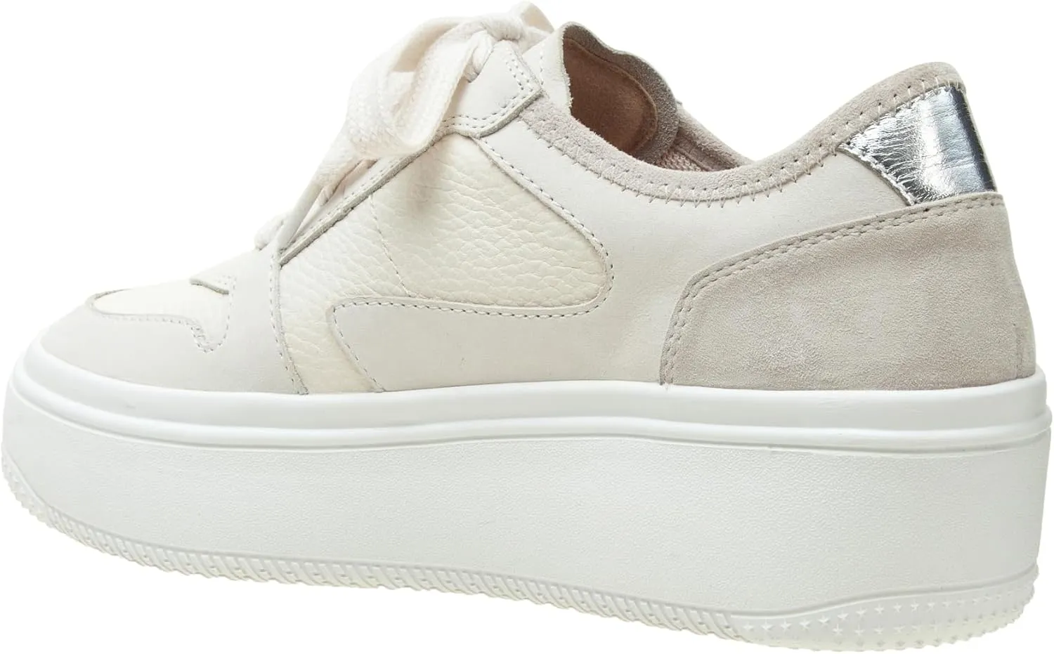 Linea Paolo - Gains - Womens Lace-Up Light Weight Leather Platform Sneakers