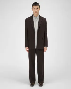 Lizzar Leather Oxford Shoes In Brown