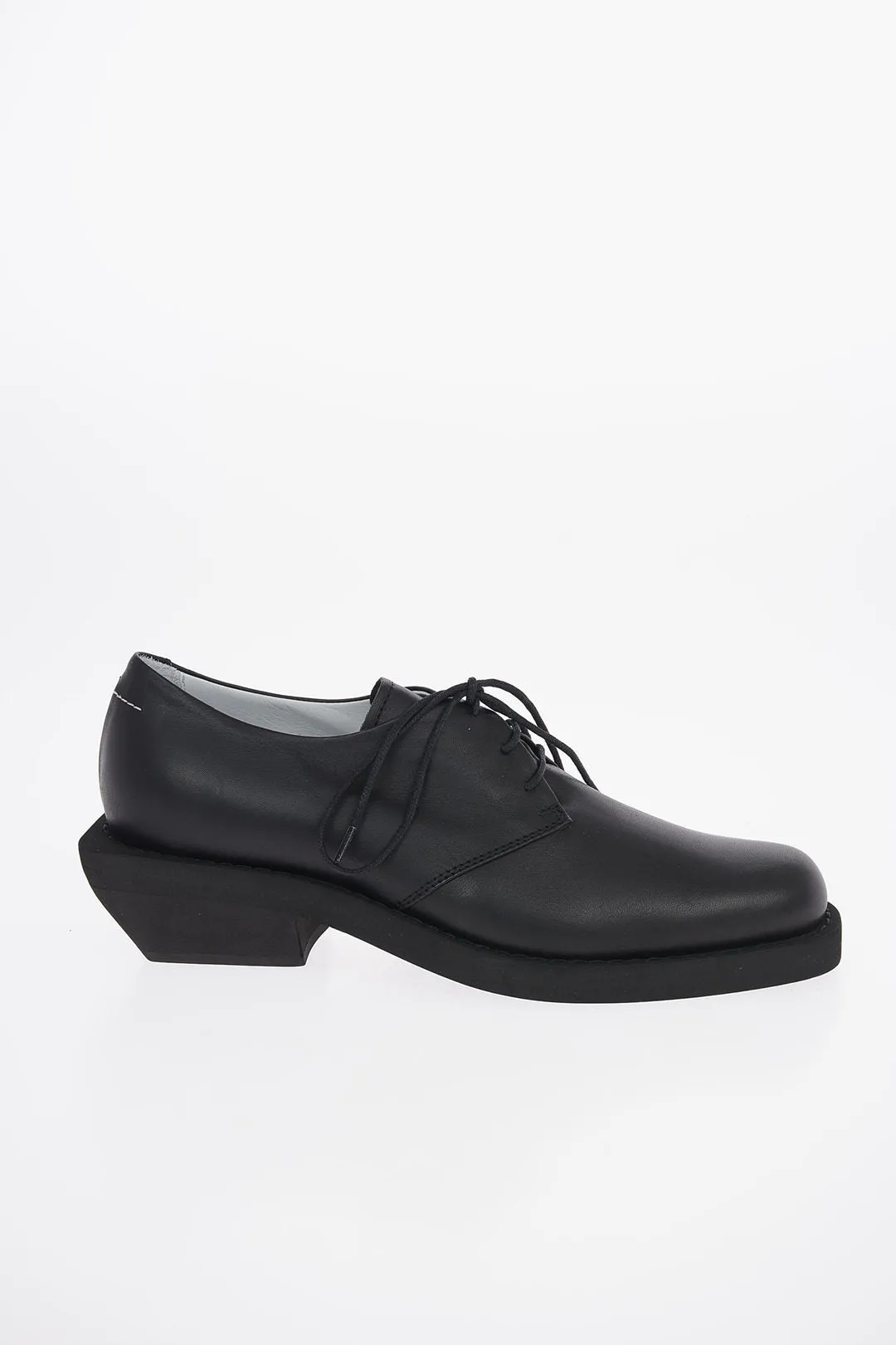 Maison Margiela MM6 5cm Leather Oxford Shoes with Heel