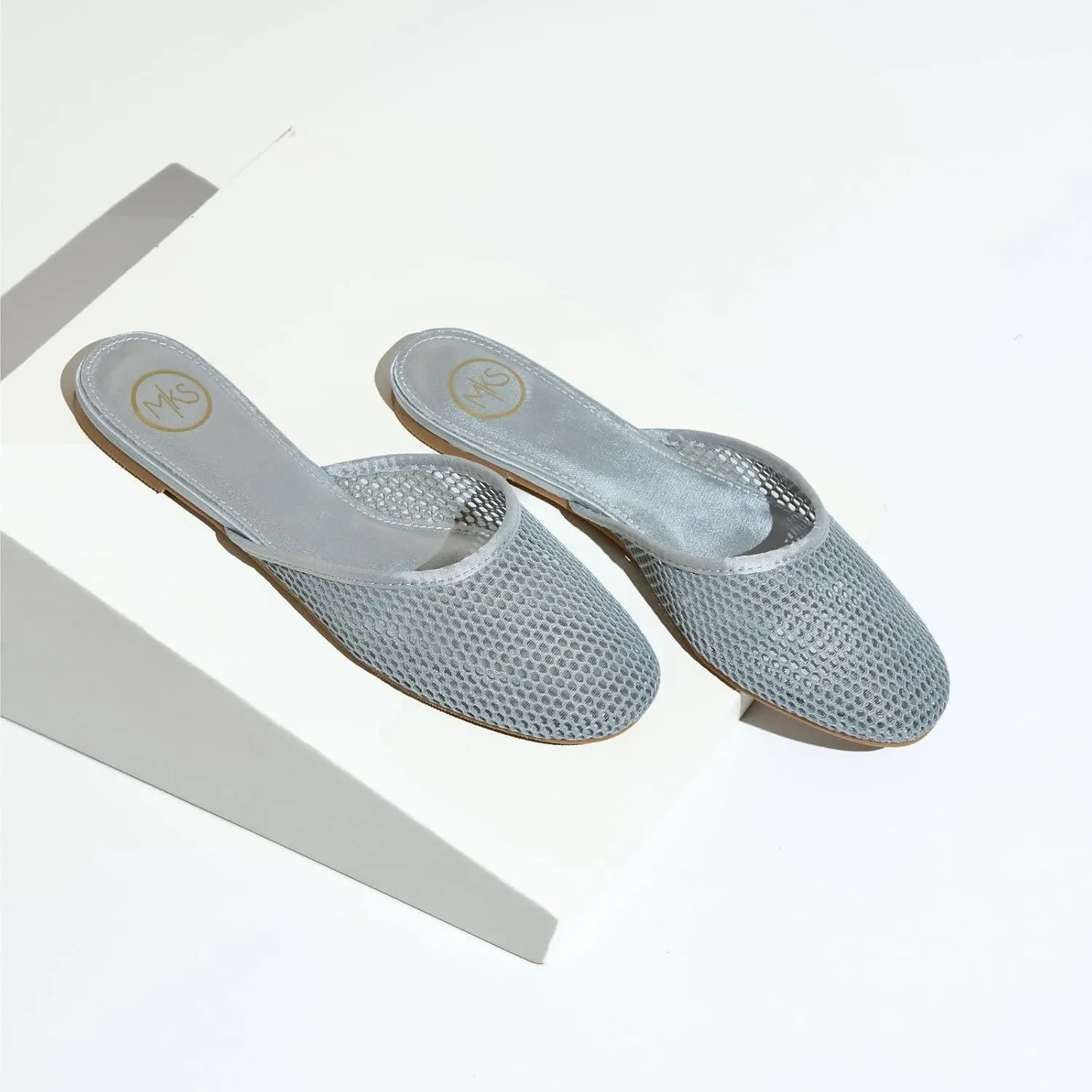 Makers Shoes - LEVI 4 - Mesh Slip-On Mules, Breathable Flat Slippers
