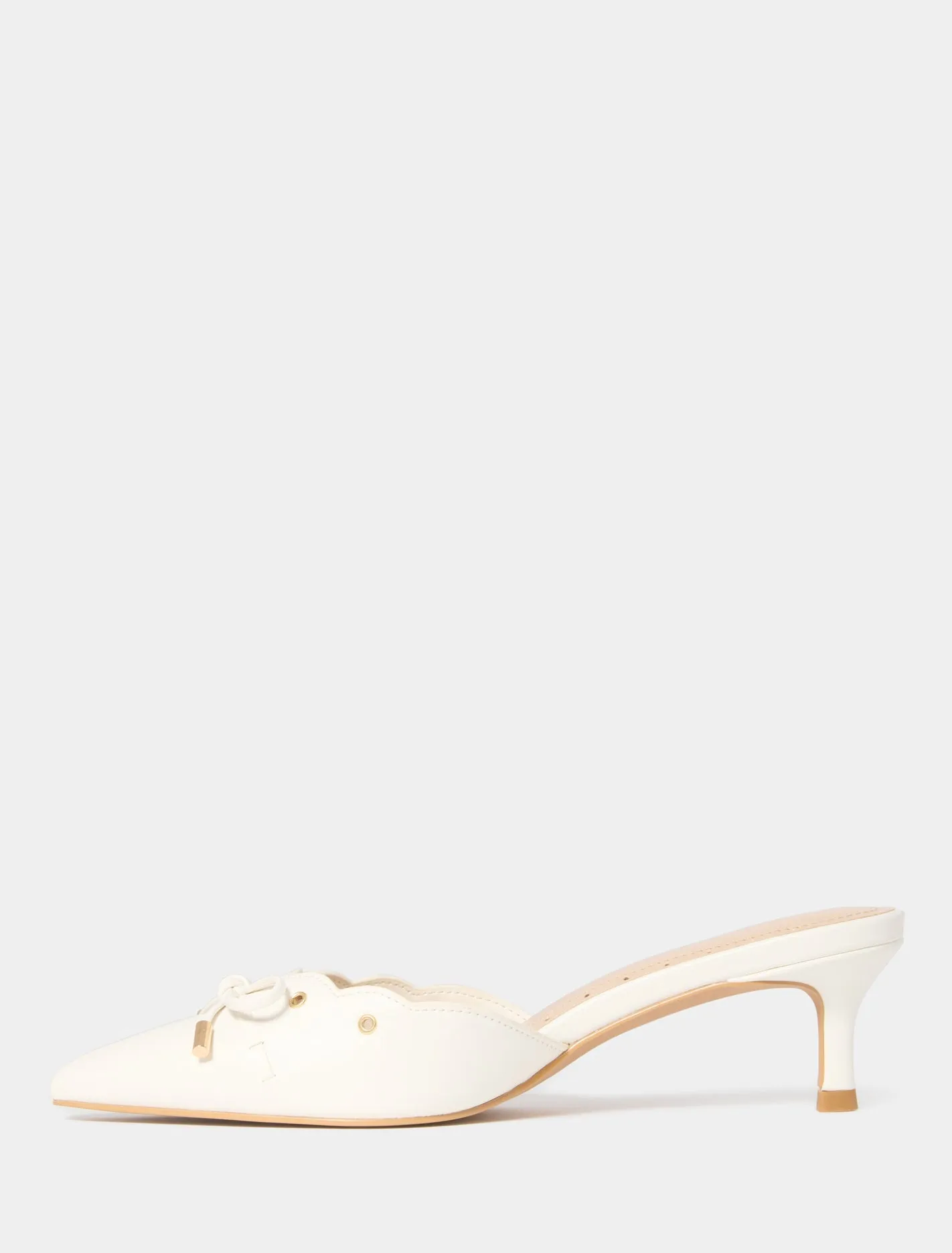 Marci Scalloped Mule Heel