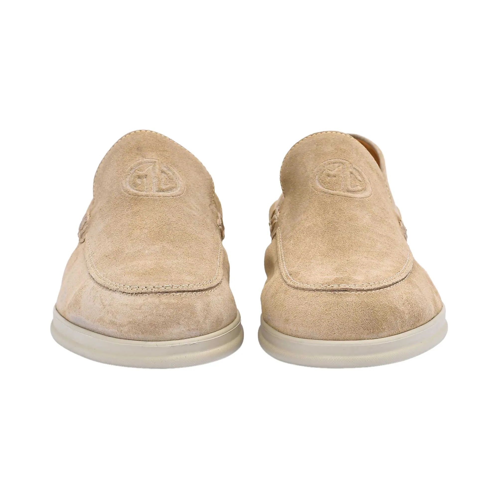 Mario Cerrutti Men's Leather Beige Loafer
