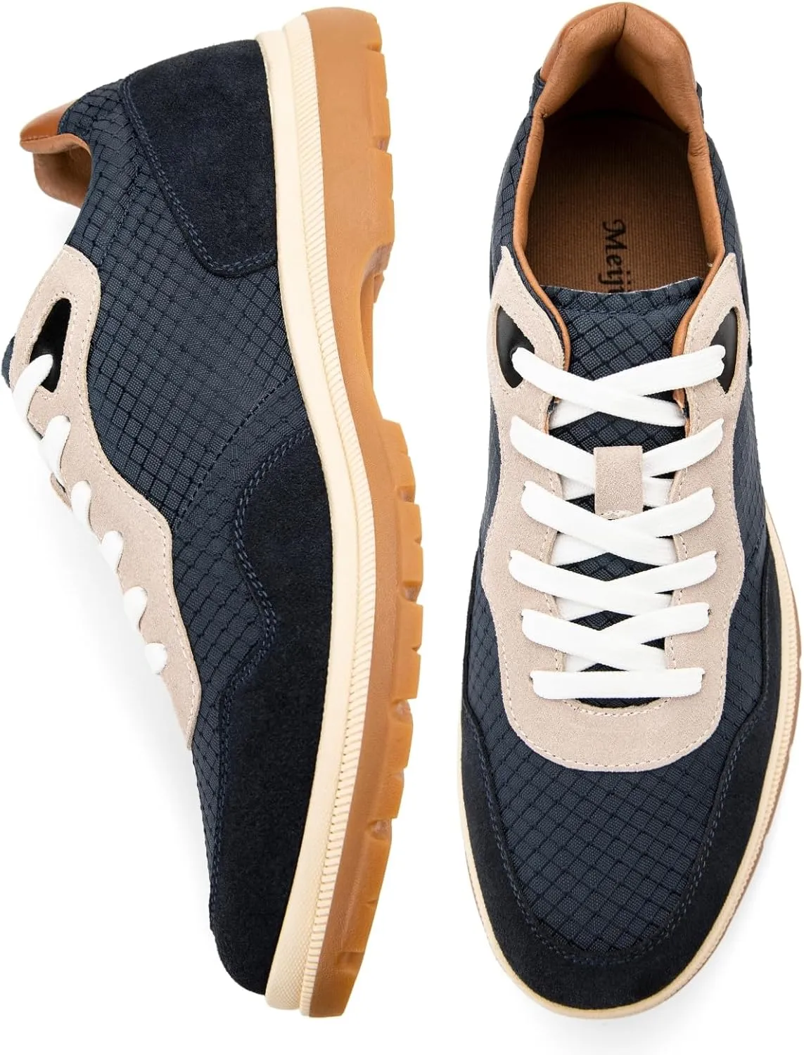 Meijiana Men's Oxford Formal Dress Shose Lace Up Oxfords Casual Comfortable Shoes
