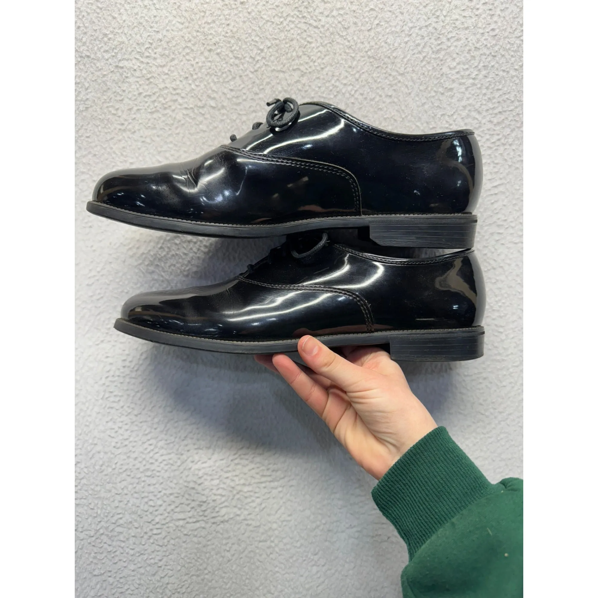 Mens Barclay Black Patent Leather Dress Shoes #5990